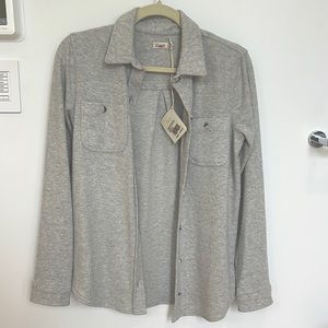 Faherty Wmns Heather Grey Legend Sweater Shirt XS